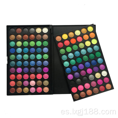 Paleta de sombras de ojos con brillo mate cálido de colores personalizados